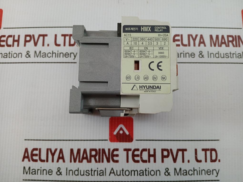 Hyundai Auxiliary Contact Block 200...220V 60Hz Hmx 40