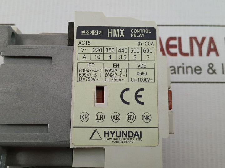 Hyundai Auxiliary Contact Block 200...220V 60Hz Hmx 40