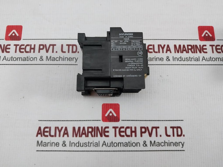 Hyundai Auxiliary Contactor 750Vac Hmx 22