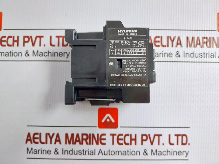 Hyundai Auxiliary Relay Hmx 22 750V/20A