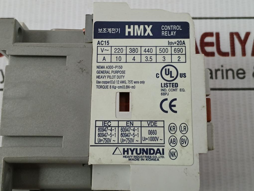 Hyundai Control Relay 1000V/20A Hmx 31