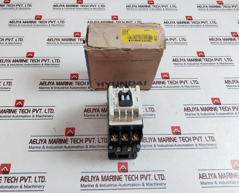 Hyundai Electric Hgc 50 Magnetic Contactor 70A 220V 50Hz