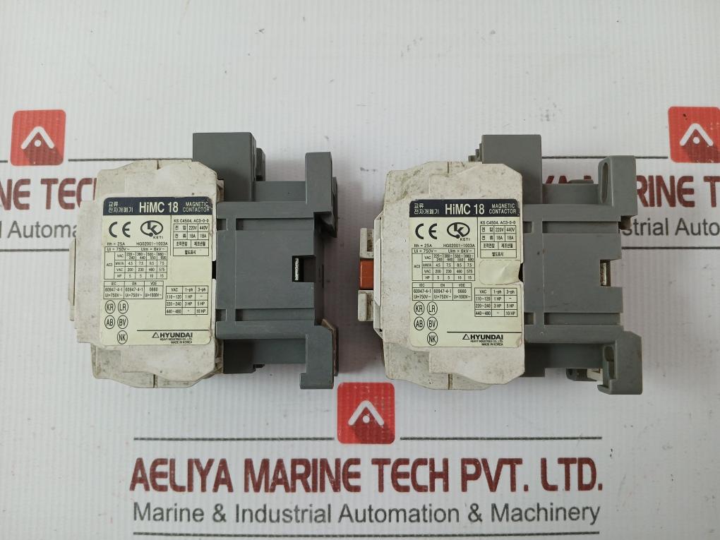 Hyundai Electromagnetic Ac Contactor 25A Himc 18