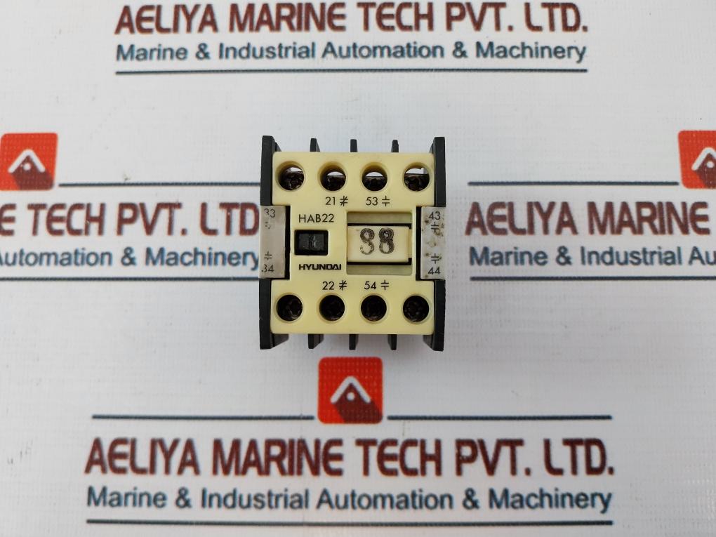 Hyundai Hab22 Auxiliary Contact Block 660V 16A