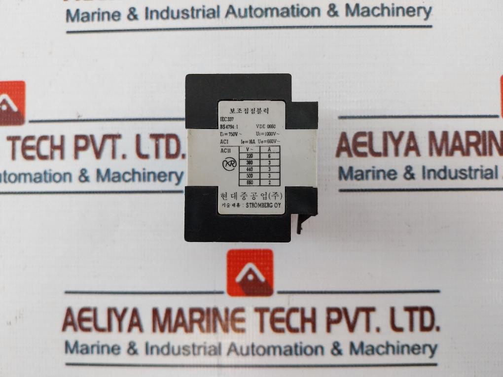 Hyundai Hab22 Auxiliary Contact Block 660V 16A