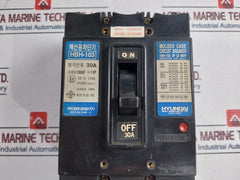 Hyundai HBH-103 3P Molded Case Circuit Breaker 30A