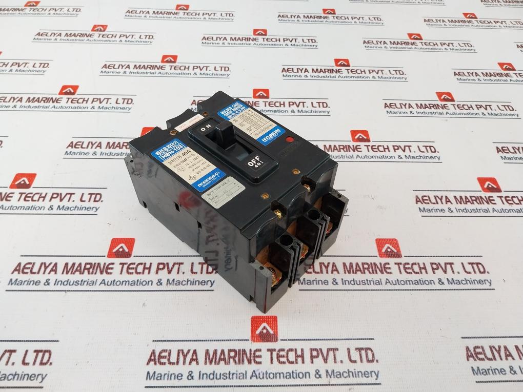 Hyundai HBH-103 40A Molded Case Circuit Breaker 3P AC440V 18KA