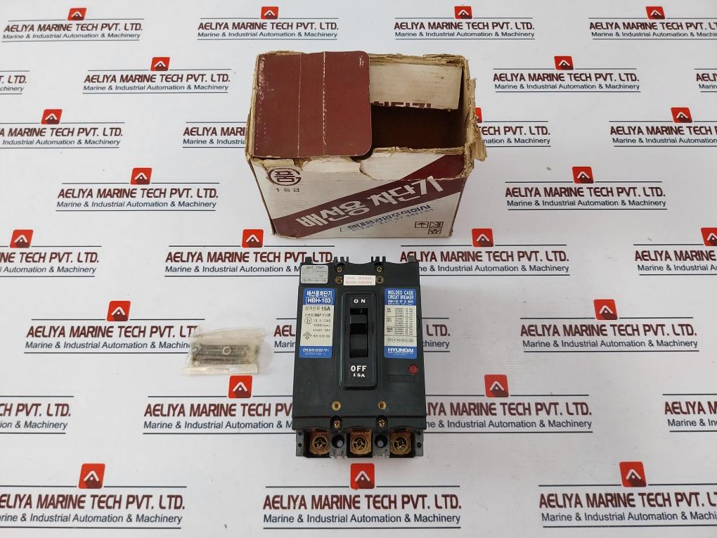 Hyundai Hbh-103 Molded Case Circuit Breaker 15A 10-3-1240