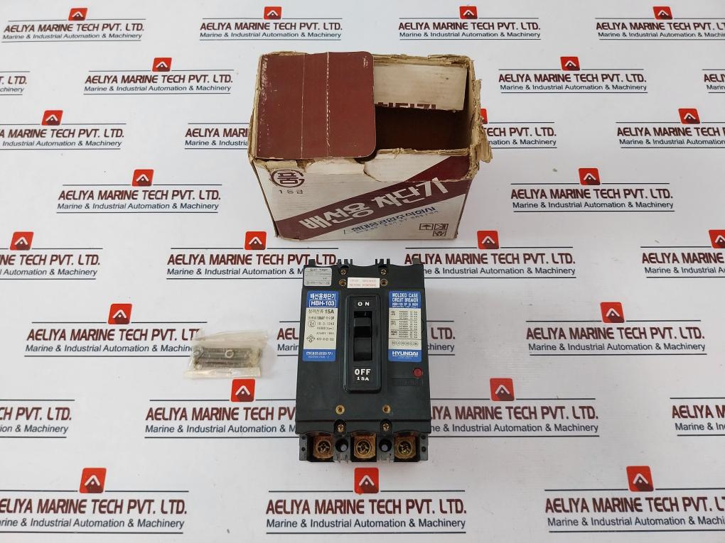 Hyundai HBH-103 Molded Case Circuit Breaker 15A 10-3-1240