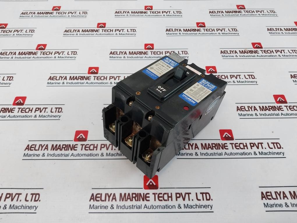 Hyundai HBH-103 Molded Case Circuit Breaker 50A AC440V 18KA