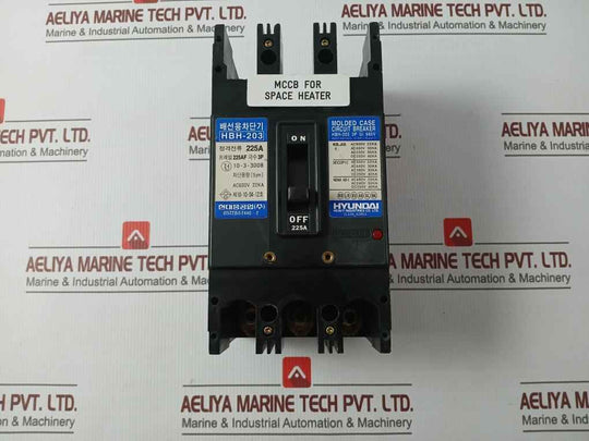 Hyundai Hbh-203 Circuit Breaker Ac600V 225A