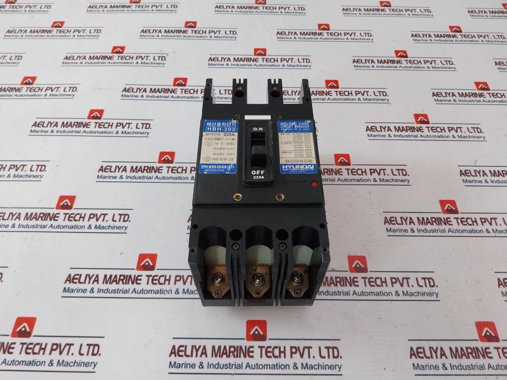 Hyundai Hbh-203 Molded Case Circuit Breaker 225A Ac600V 22Ka