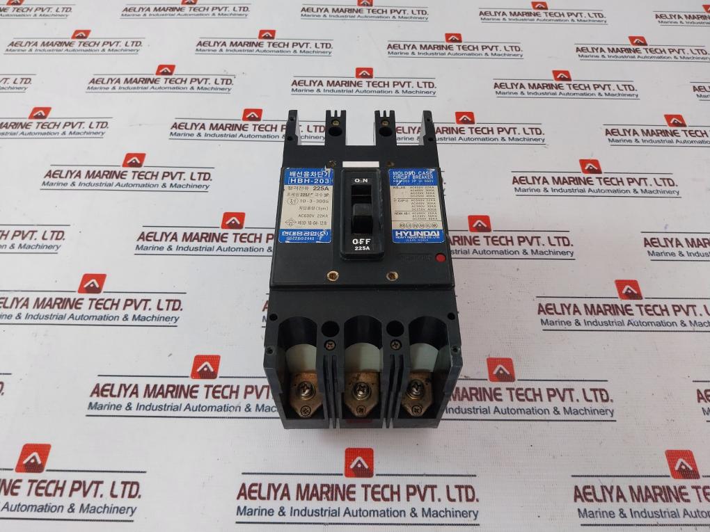 Hyundai HBH-203 Molded Case Circuit Breaker 225A AC600V 22KA