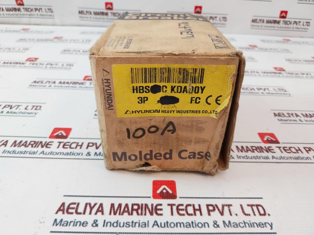 Hyundai Hbs-103C 100A Molded Case Circuit Breaker Frame 100Af