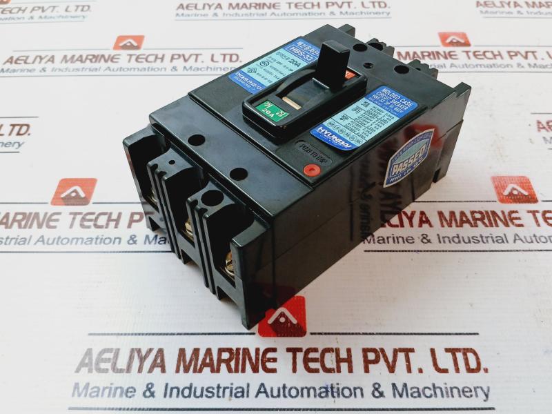 Hyundai Hbs-33 Molded Case Circuit Breaker Ac220v 5ka