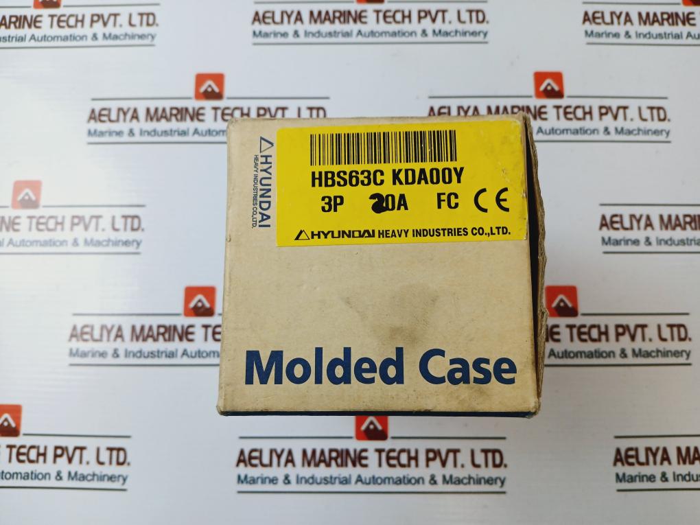 Hyundai HBS-63C 20A 3 Pole Molded Case Circuit Breaker 660V