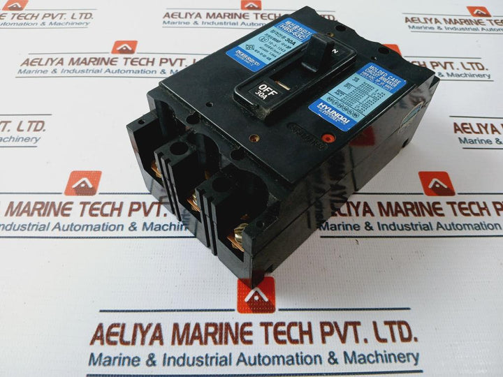 Hyundai Hbs-63C, 3P Molded Case Circuit Breaker 30A 660V