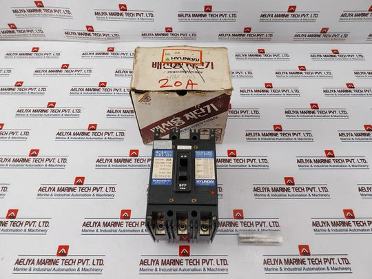 Hyundai Hbx-103 Molded Case Circuit Breaker 20A Ac440V 80Ka 10-3-1250