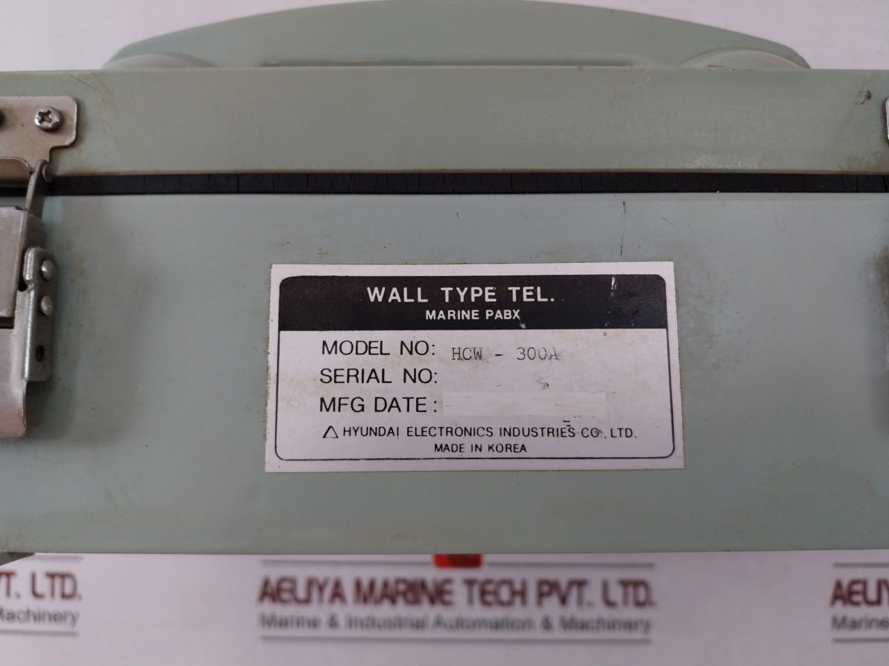 Hyundai Hcw-300A Wall-mounted Marine Wall Type Telephone Pabx In4002 Rev B