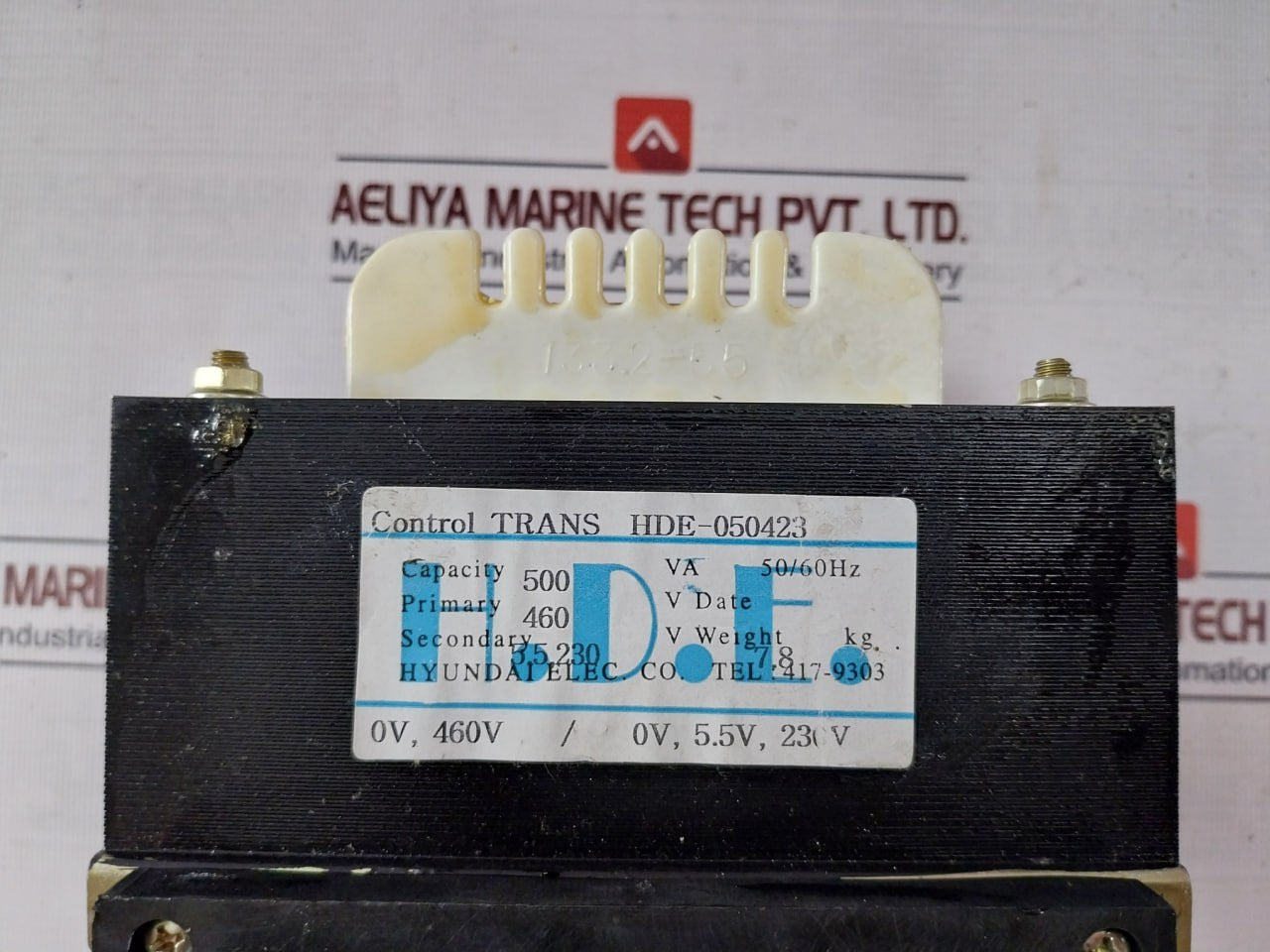 Hyundai Hde-050423 Control Transformer 500 Va 460 V 133.2-55