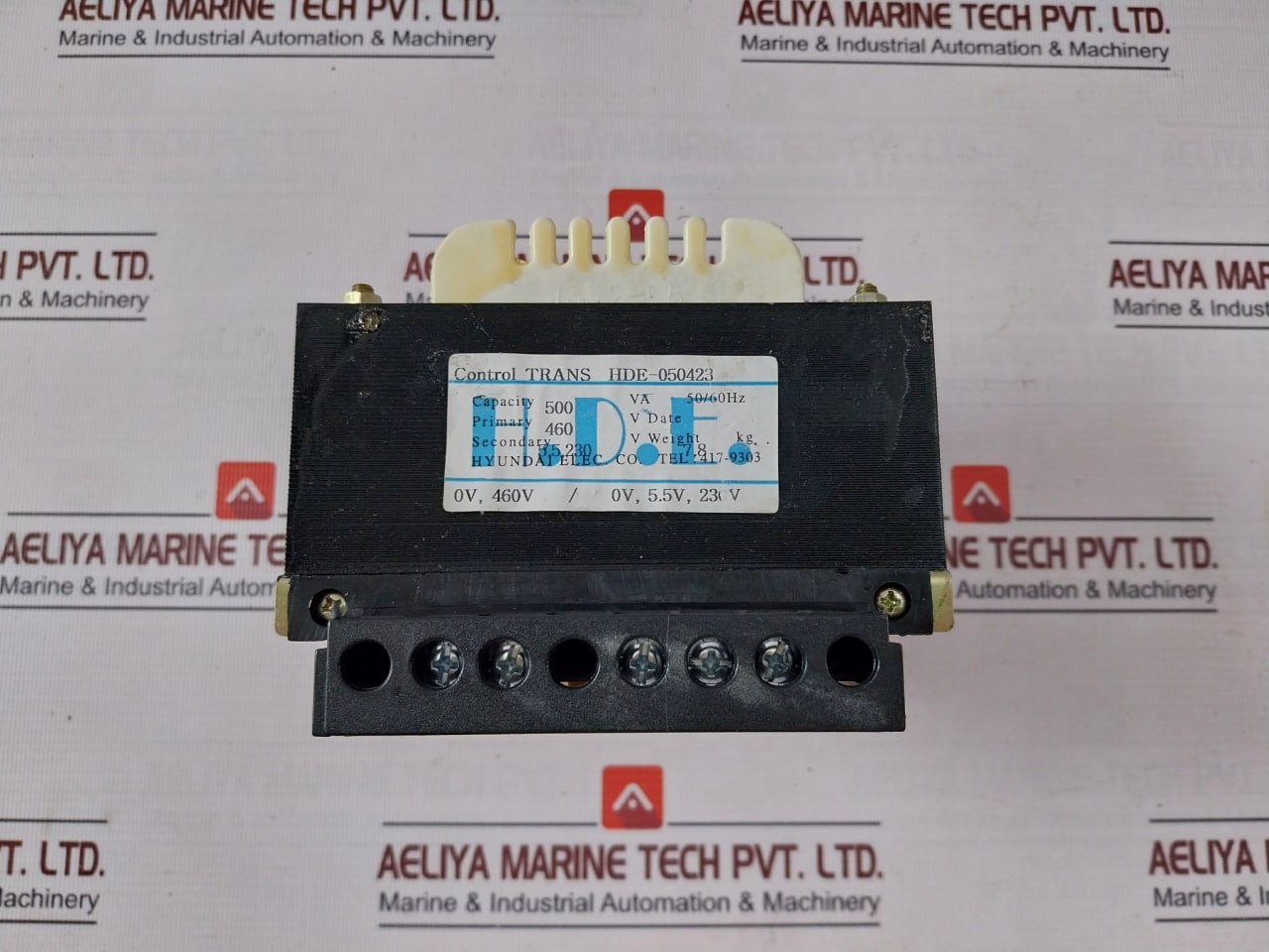 Hyundai Hde-050423 Control Transformer 500 Va 460 V 133.2-55