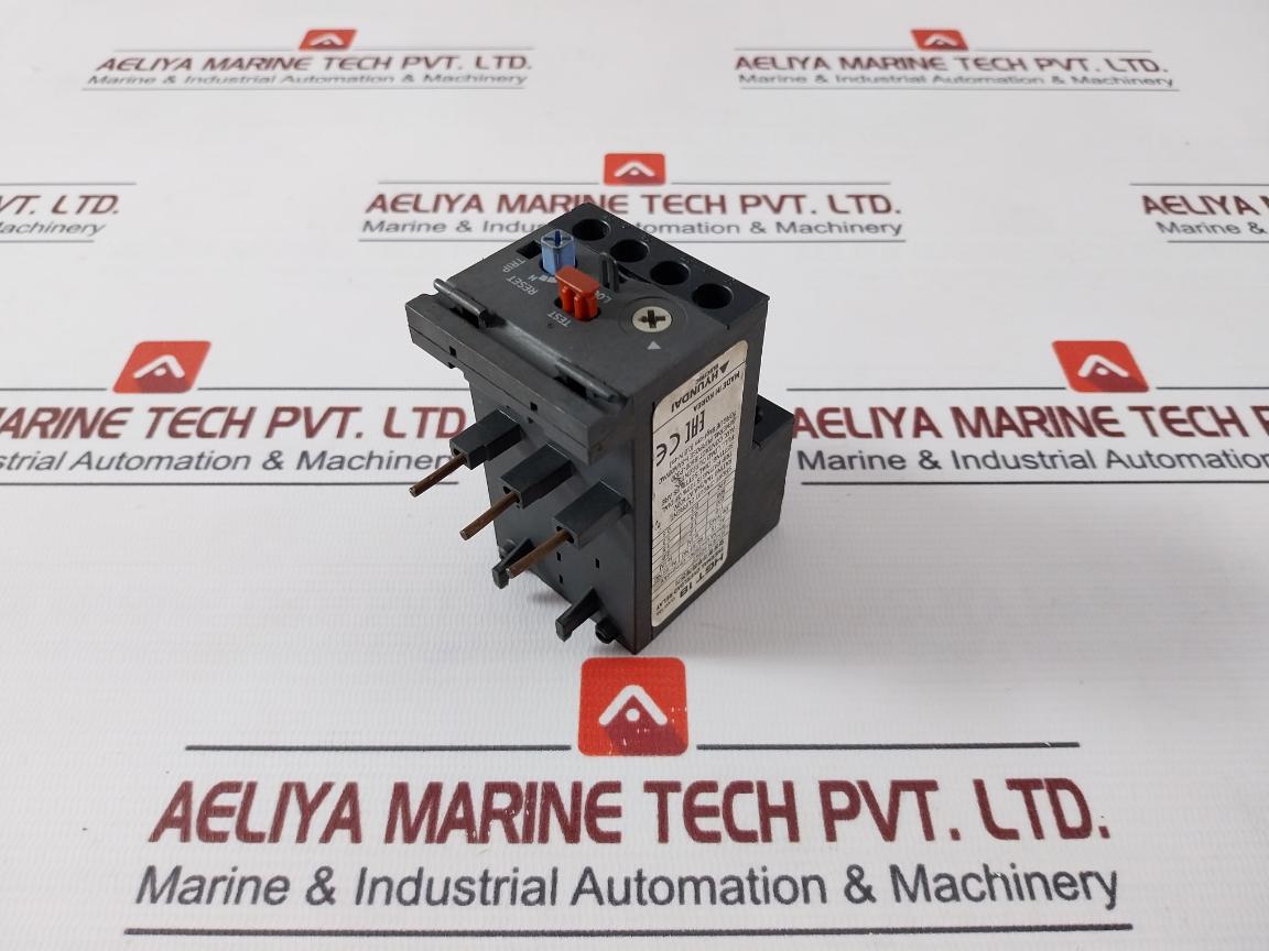 Hyundai Hgt 18 Thermal Overload Relay 5A/600Vac 750V 6Kv 1Ka/3Ka At 600V 8Kgf-cm