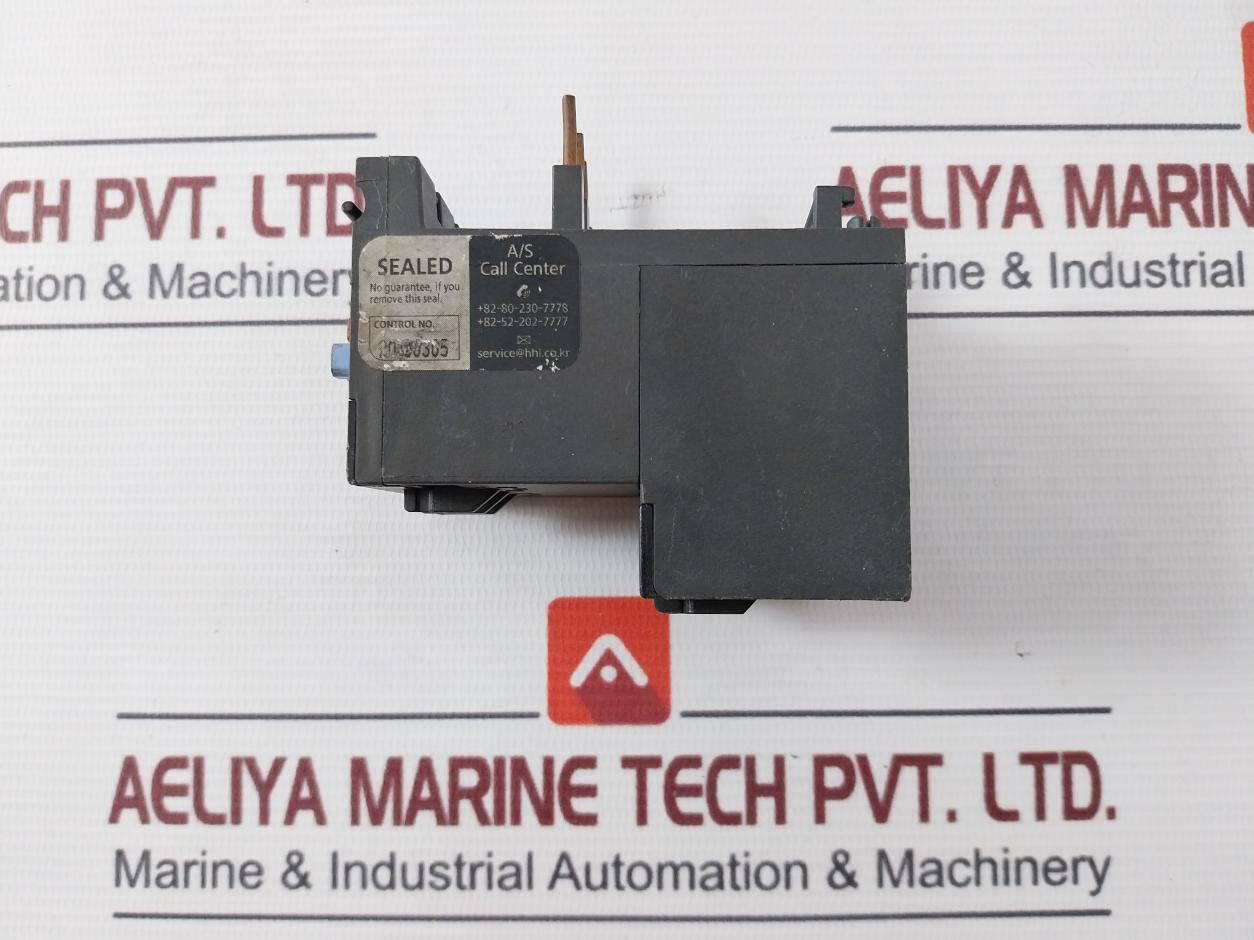 Hyundai Hgt 18 Thermal Overload Relay 5A/600Vac 750V 6Kv 1Ka/3Ka At 600V 8Kgf-cm