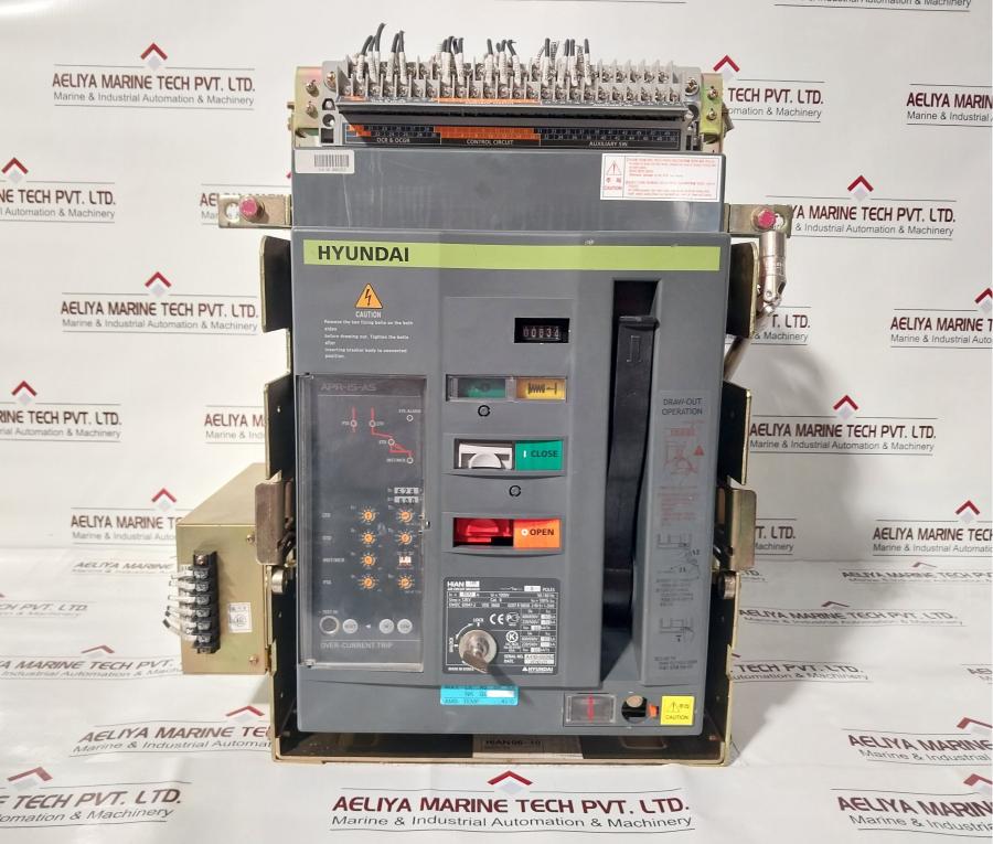 Hyundai Hian 08 Air Circuit Breaker 3 Pole 800A 1000V