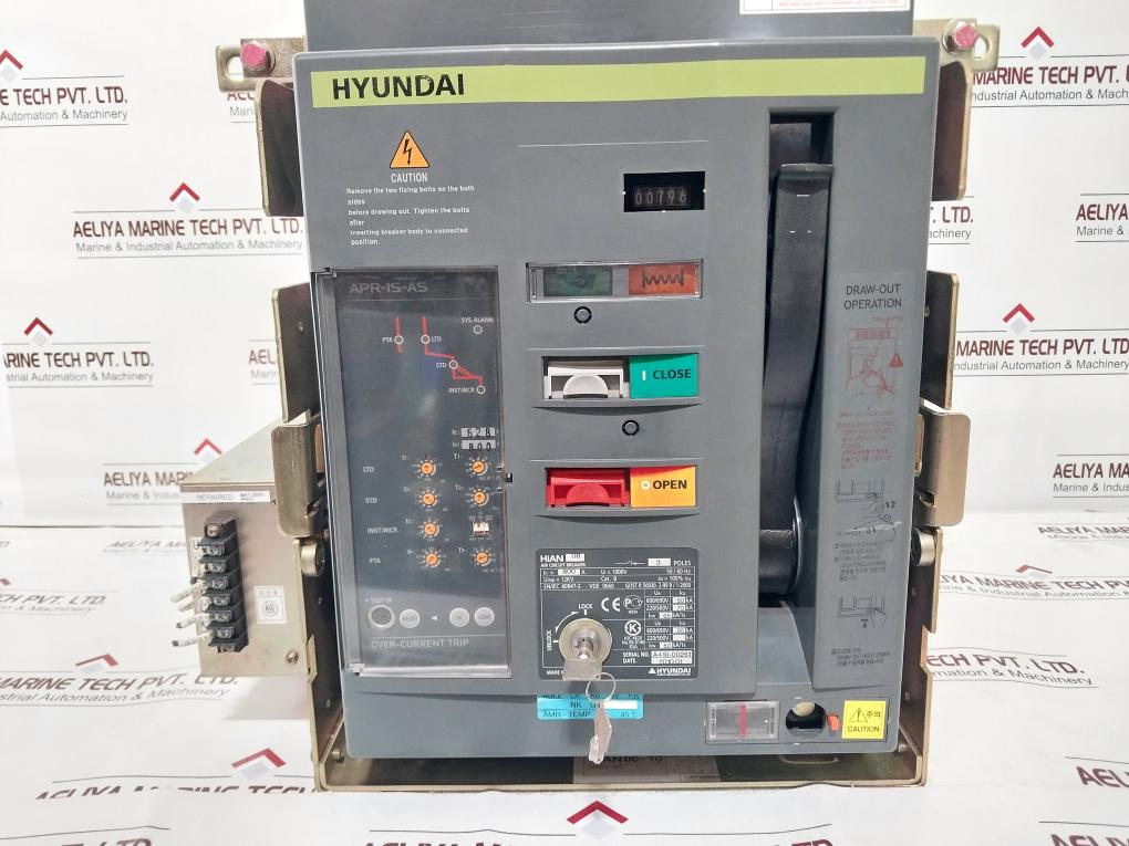 Hyundai Hian 08 Air Circuit Breaker 800A