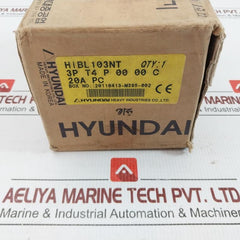 Molded Case Circuit Breaker 250Vdc Hyundai Hibl 103Nt
