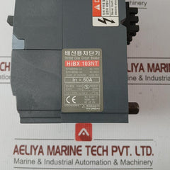 Hyundai Mccb-molded Case Circuit Breaker Ac200-230V 50/60Hz Hibx 103Nt