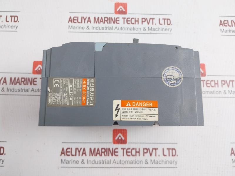 Hyundai Molded Case Circuit Breaker Input: Ac200-230V 50/60Hz Part No Hibx 203Nt