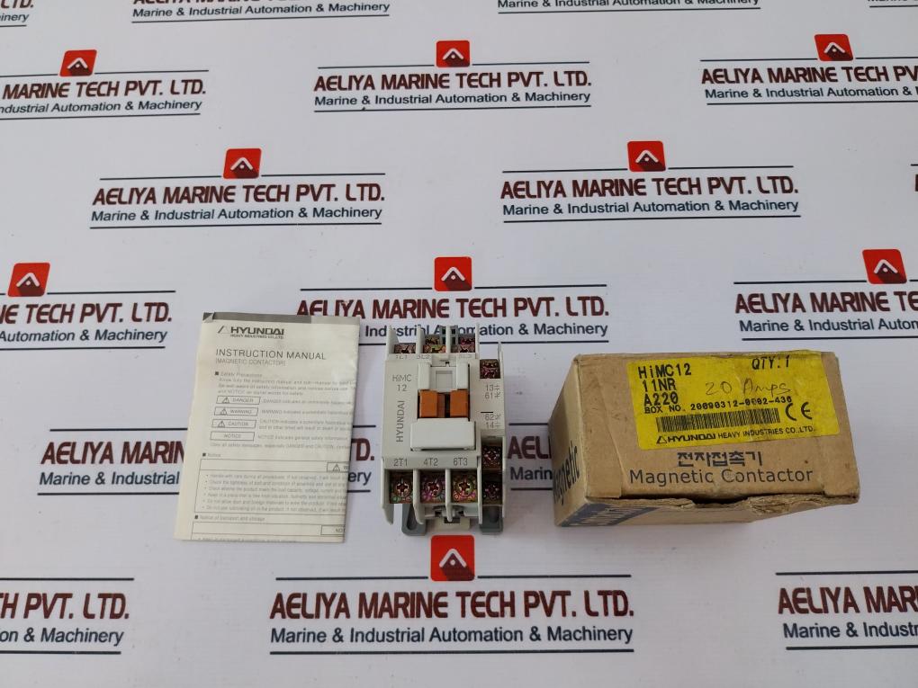 Hyundai Himc 12, 20A Magnetic Contactor 50/60Hz