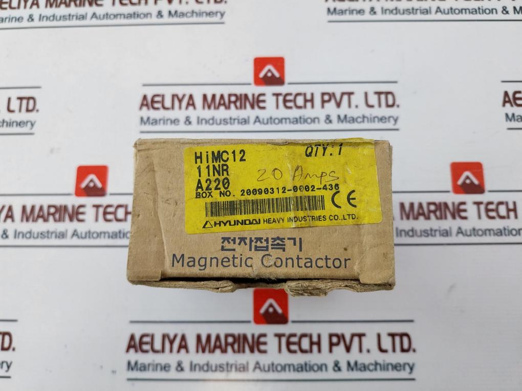 Hyundai Himc 12, 20A Magnetic Contactor 50/60Hz