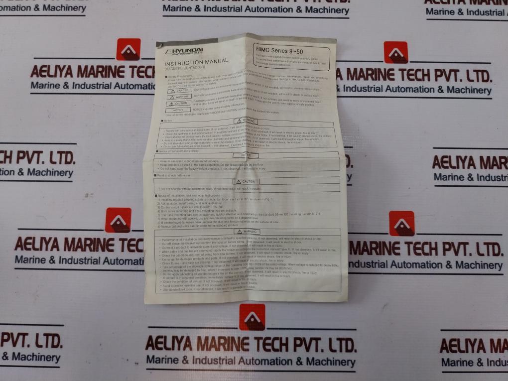 Hyundai Himc 12, 20A Magnetic Contactor 50/60Hz