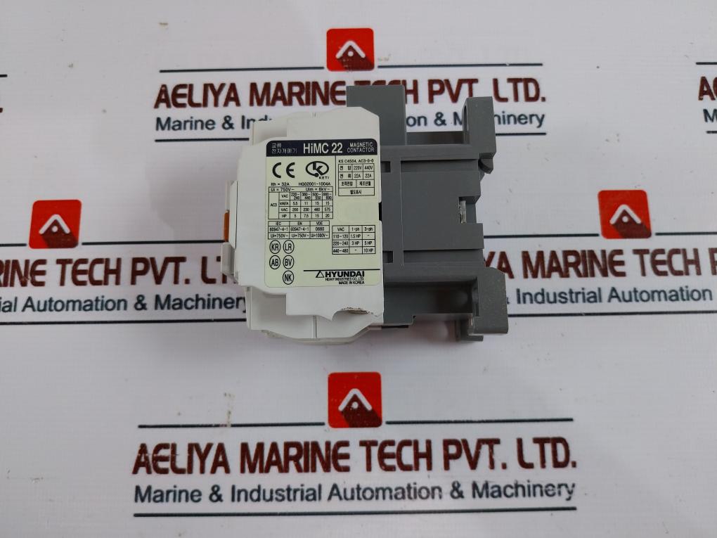 Hyundai Himc 22 Magnetic Contactor 32A 750V~