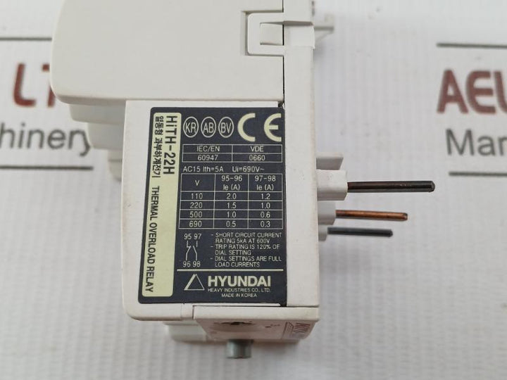 Thermal Overload Relay Hith-22H Hyundai 690V