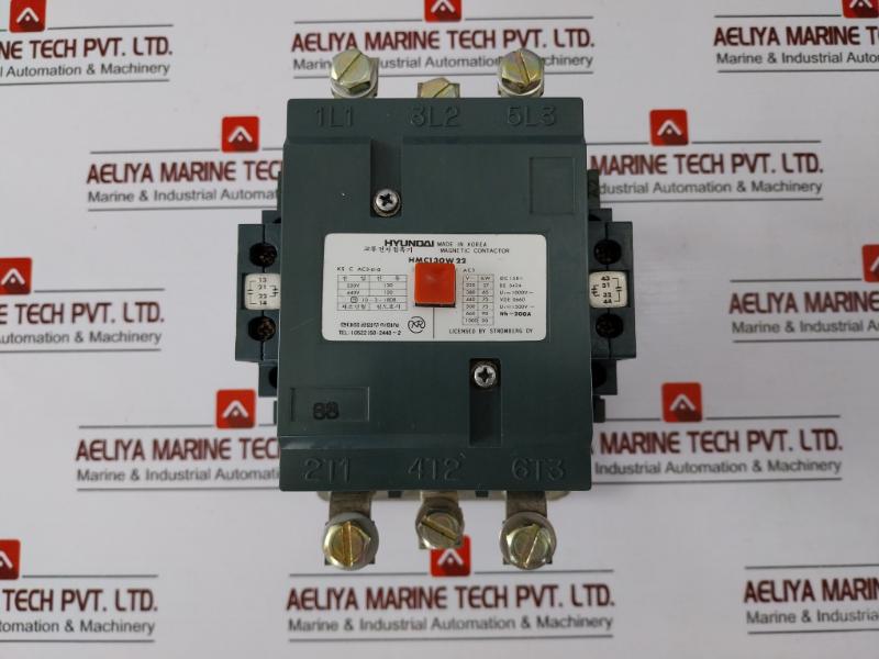 Hyundai Hmc130W22 Ac Electronic Magnetic Contactor 220A/130A 440V/120A 200A