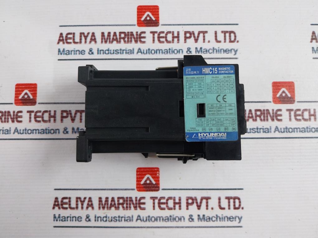 Hyundai Hmc 15 G 01 Magnetic Contactor 25A 660V~