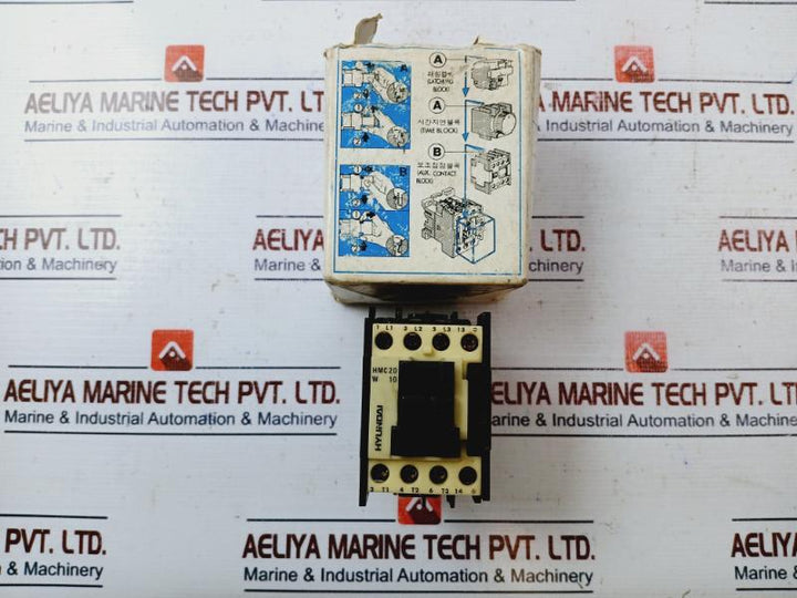 Hyundai Hmc 20 W 10 Auxiliary Contact Block Ac Electronic Contactor