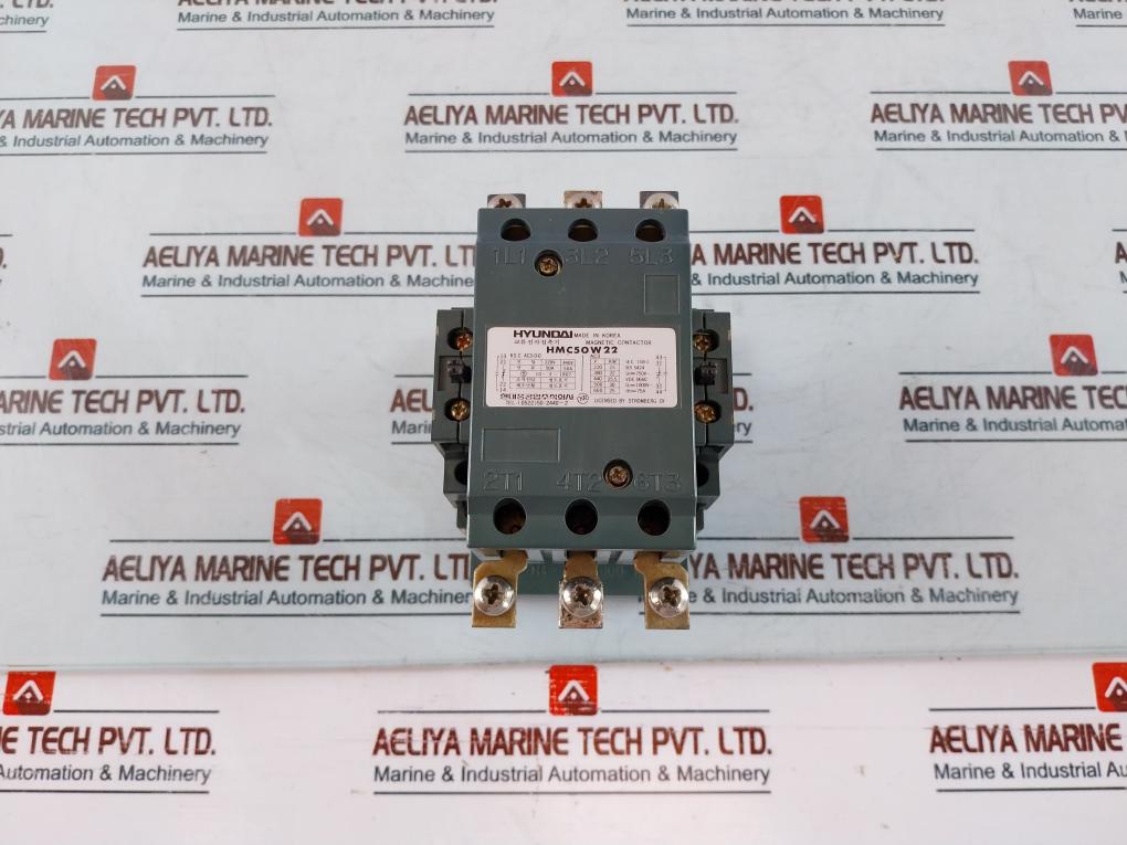 Hyundai Hmc50W22 Electromagnetic Contactor 75A 750V/1000V~ 50/60Hz