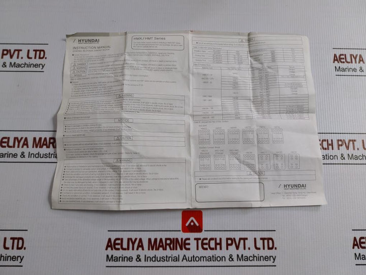 Hmt 22 Control Relay 110V Dc Hyundai