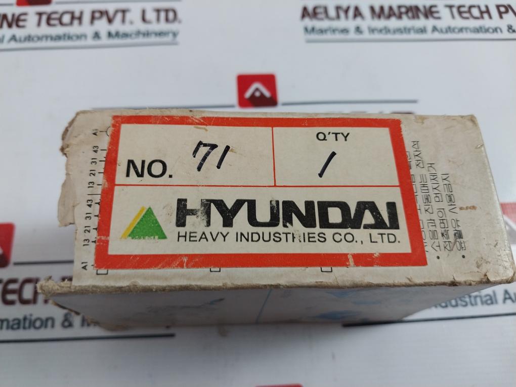 Hyundai Hmt 31 Thermal Overload Relay 220A 600Vac