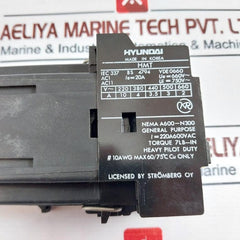 Hyundai Hmt 31 Thermal Overload Relay 220A 600Vac