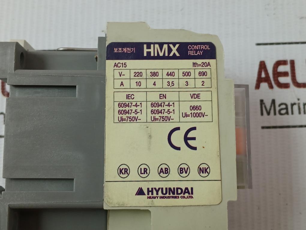 Control Relay Hmx 22 Hyundai 220-240V/50-60Hz