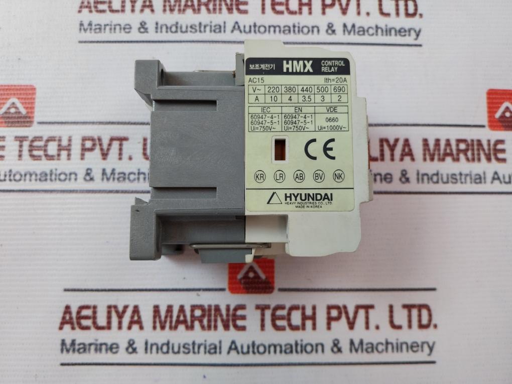 Hyundai Hmx 22 Control Relay 20A 200V 50Hz