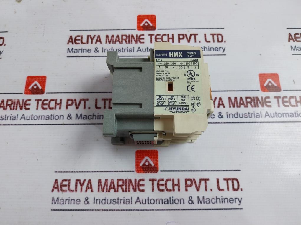Hyundai Hmx 22 Control Relay 20A 200…220V 50Hz 60Hz