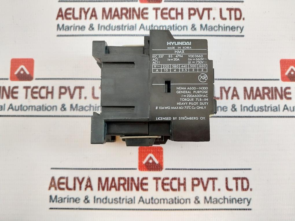 Hyundai Hmx 22 Control Relay 20A 660V~