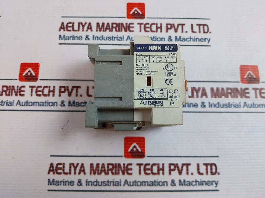 Hyundai Hmx 31 Auxiliary Control Relay 20A