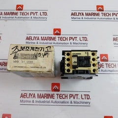 Hyundai Hmx 31 Motor Control Overload Auxiliary Relay 200V 50Hz